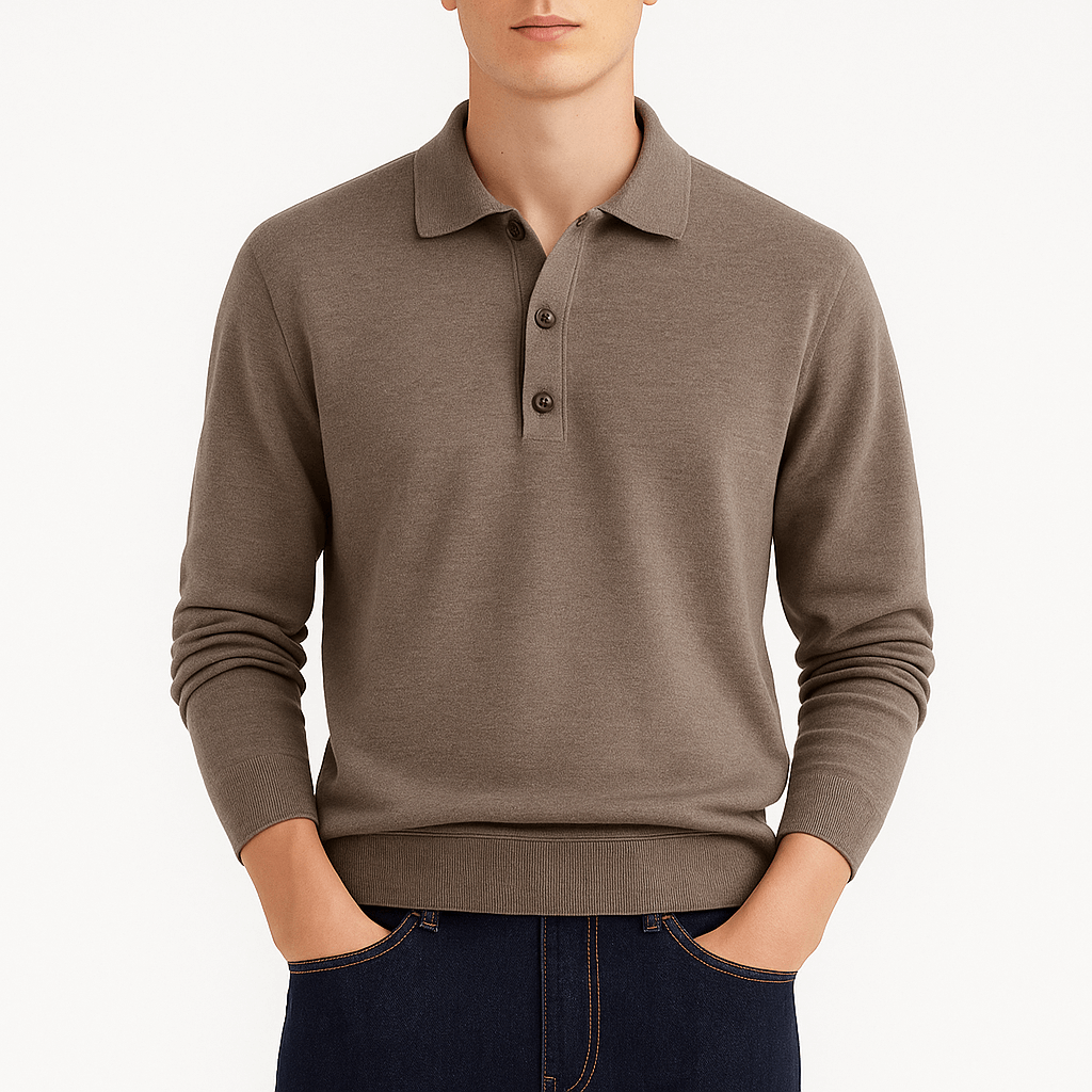 Giviny | Classic Long-Sleeve Polo Shirt