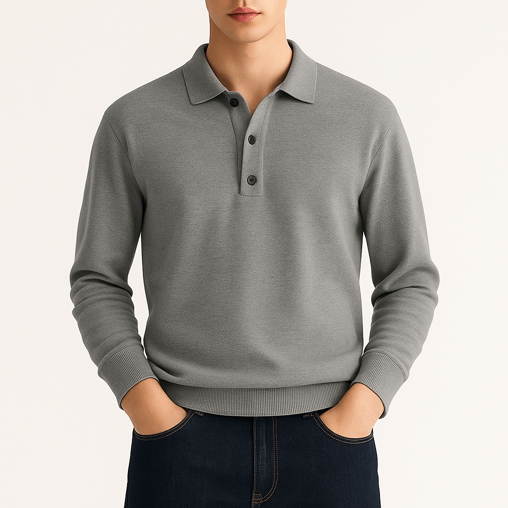 Giviny | Classic Long-Sleeve Polo Shirt