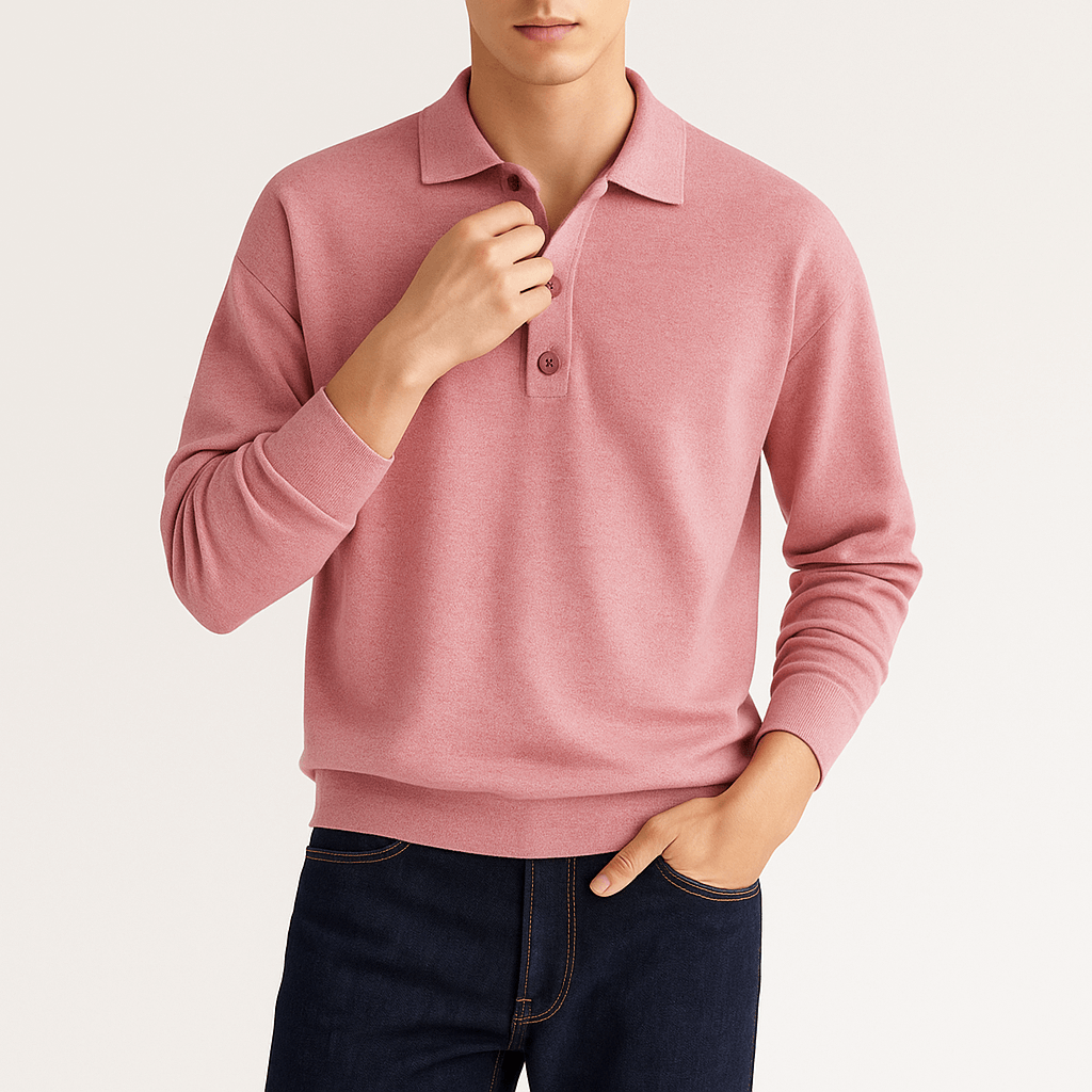 Giviny | Classic Long-Sleeve Polo Shirt