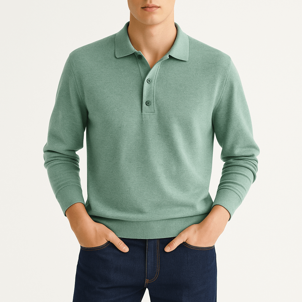 Giviny | Classic Long-Sleeve Polo Shirt