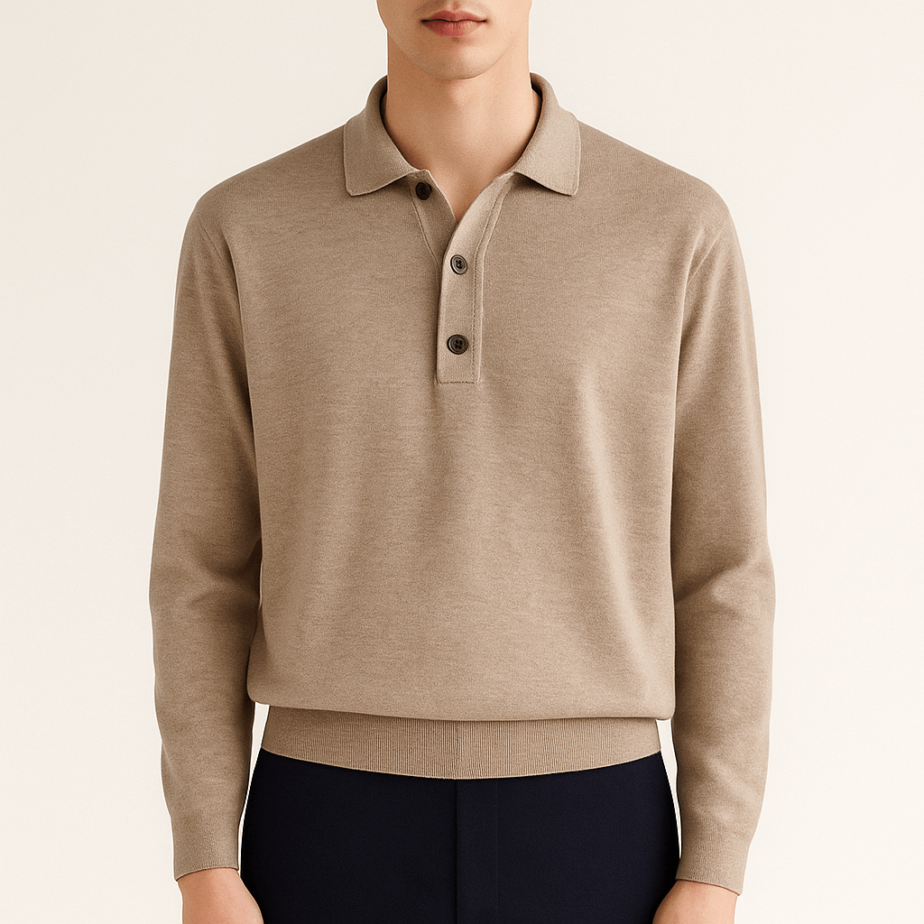 Giviny | Classic Long-Sleeve Polo Shirt