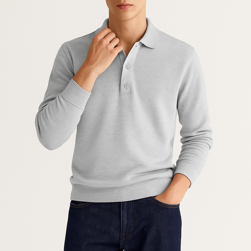 Giviny | Classic Long-Sleeve Polo Shirt