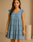 Alma Sustainable A-Line Midi Dress Mini Dresses GIVINY