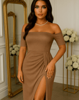 Arden Glitter Midi Dress Midi Dresses GIVINY