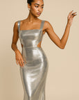 Celestia Sequin Strapless Glitter Maxi Dress Maxi Dress GIVINY