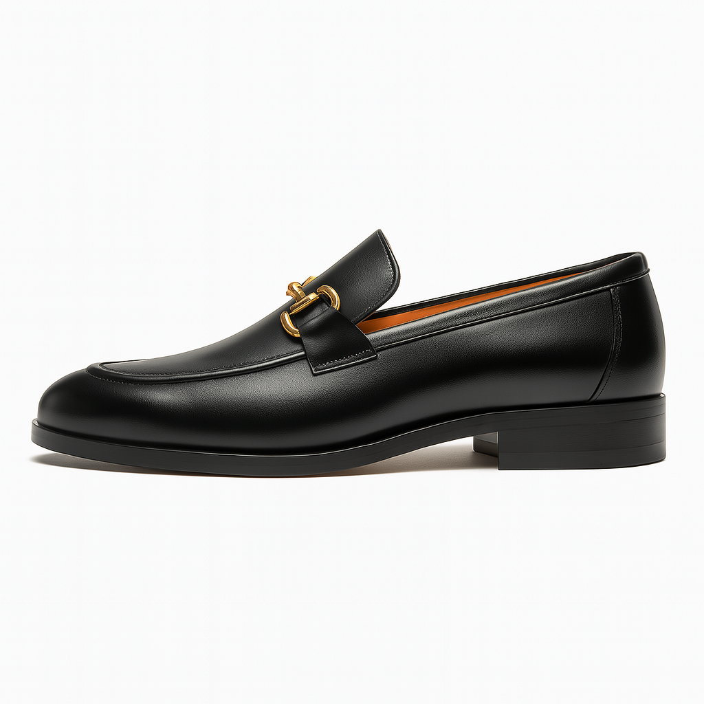 Giviny | Buckled Leather Loafers