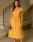 Elena Elegant Midi Dress Midi Dresses GIVINY