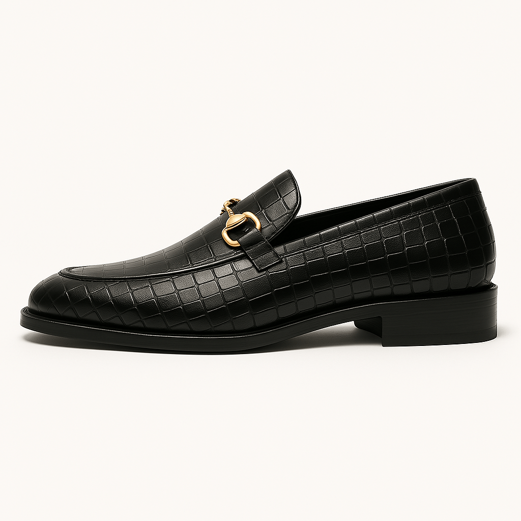 Giviny | Alligator Embossed Loafers