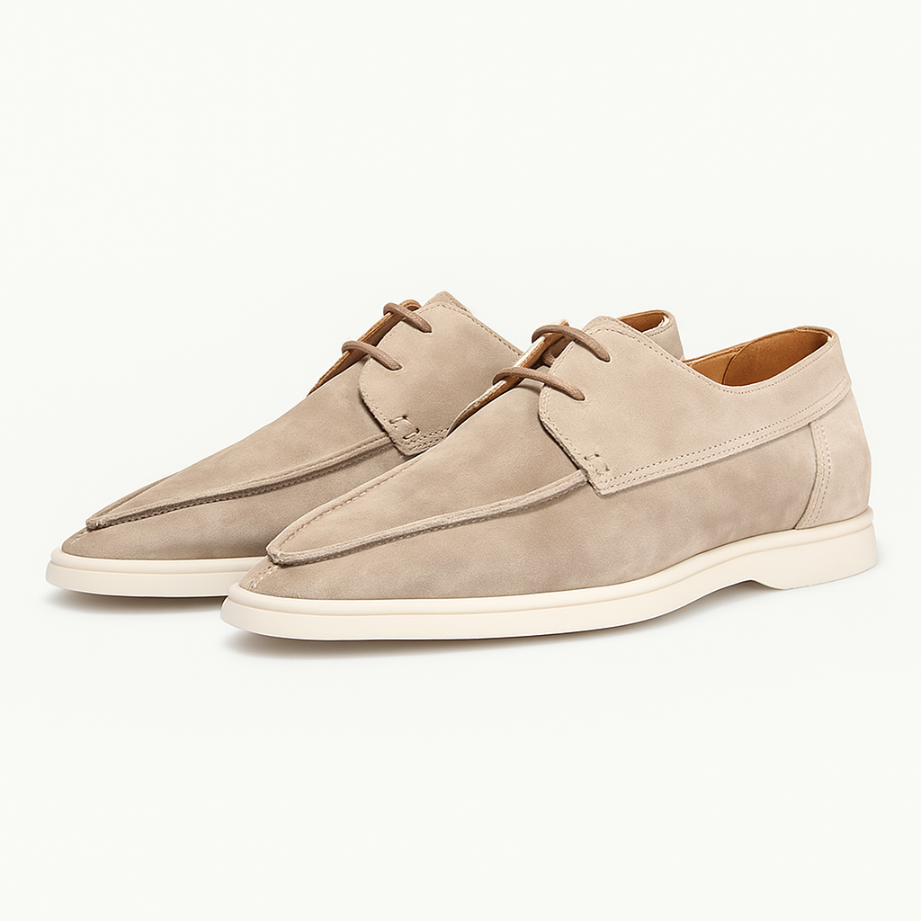 Giviny | Classic Lace-Up Moccasins
