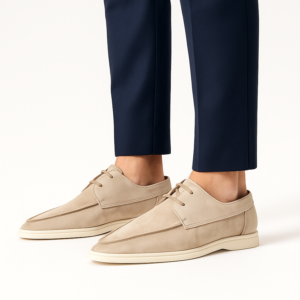 Giviny | Classic Lace-Up Moccasins