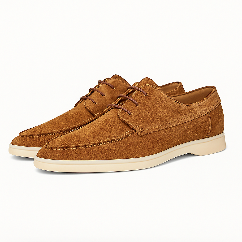 Giviny | Classic Lace-Up Moccasins