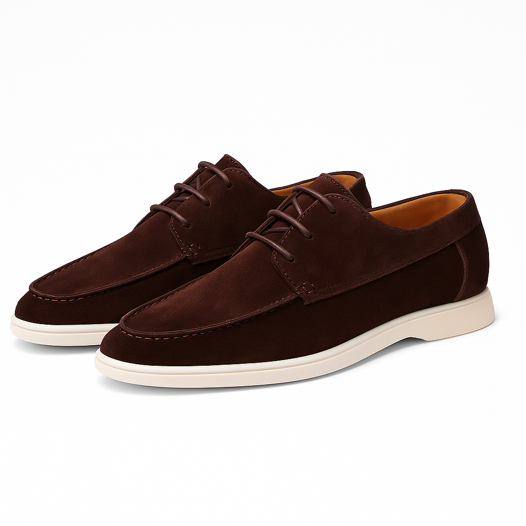 Giviny | Classic Lace-Up Moccasins