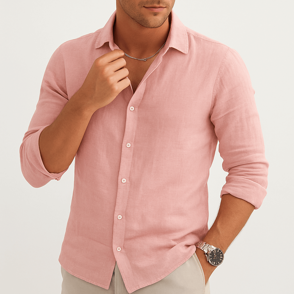 Giviny | Coastal Breeze Linen Shirt