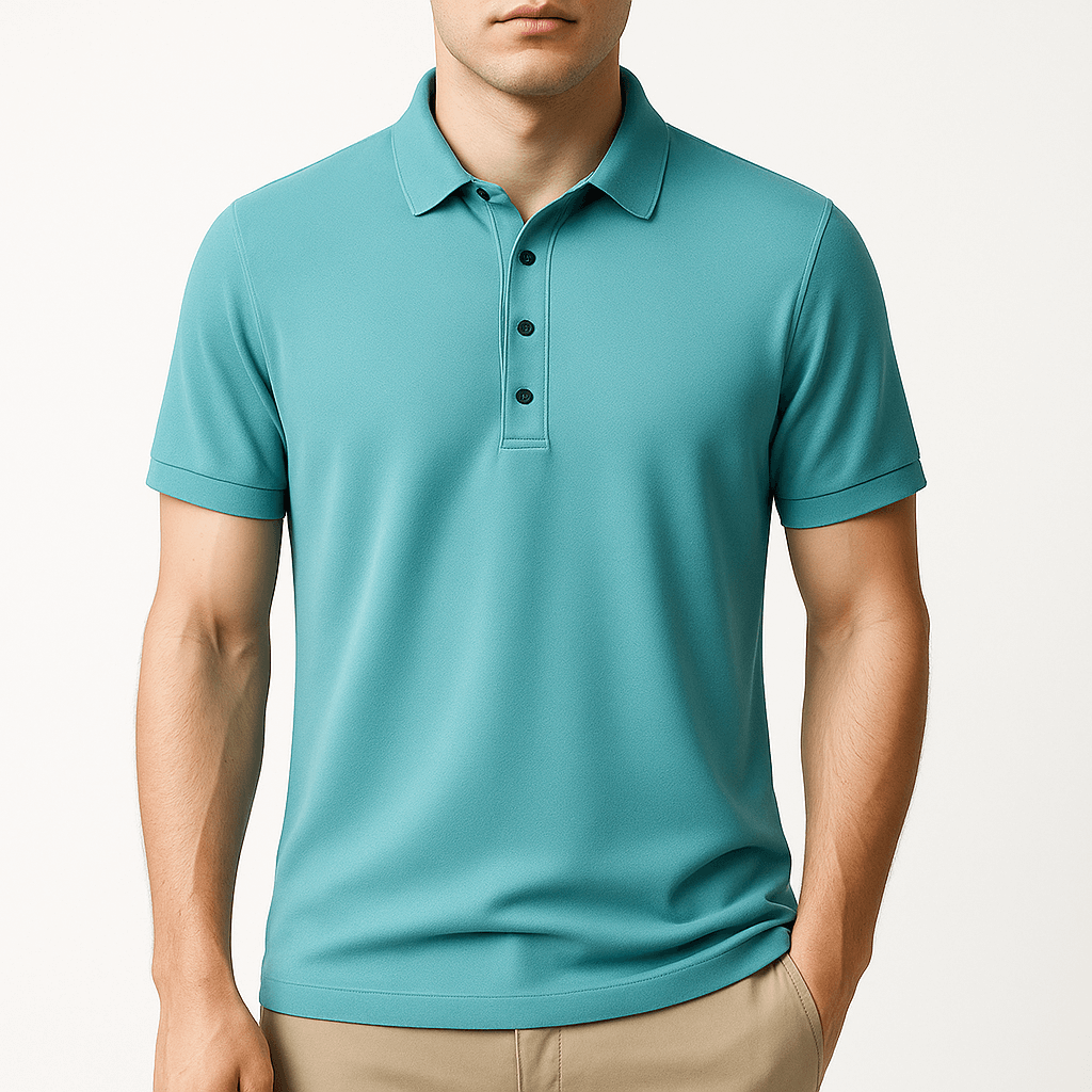 Giviny | Cotton Short Sleeve Polo Shirt