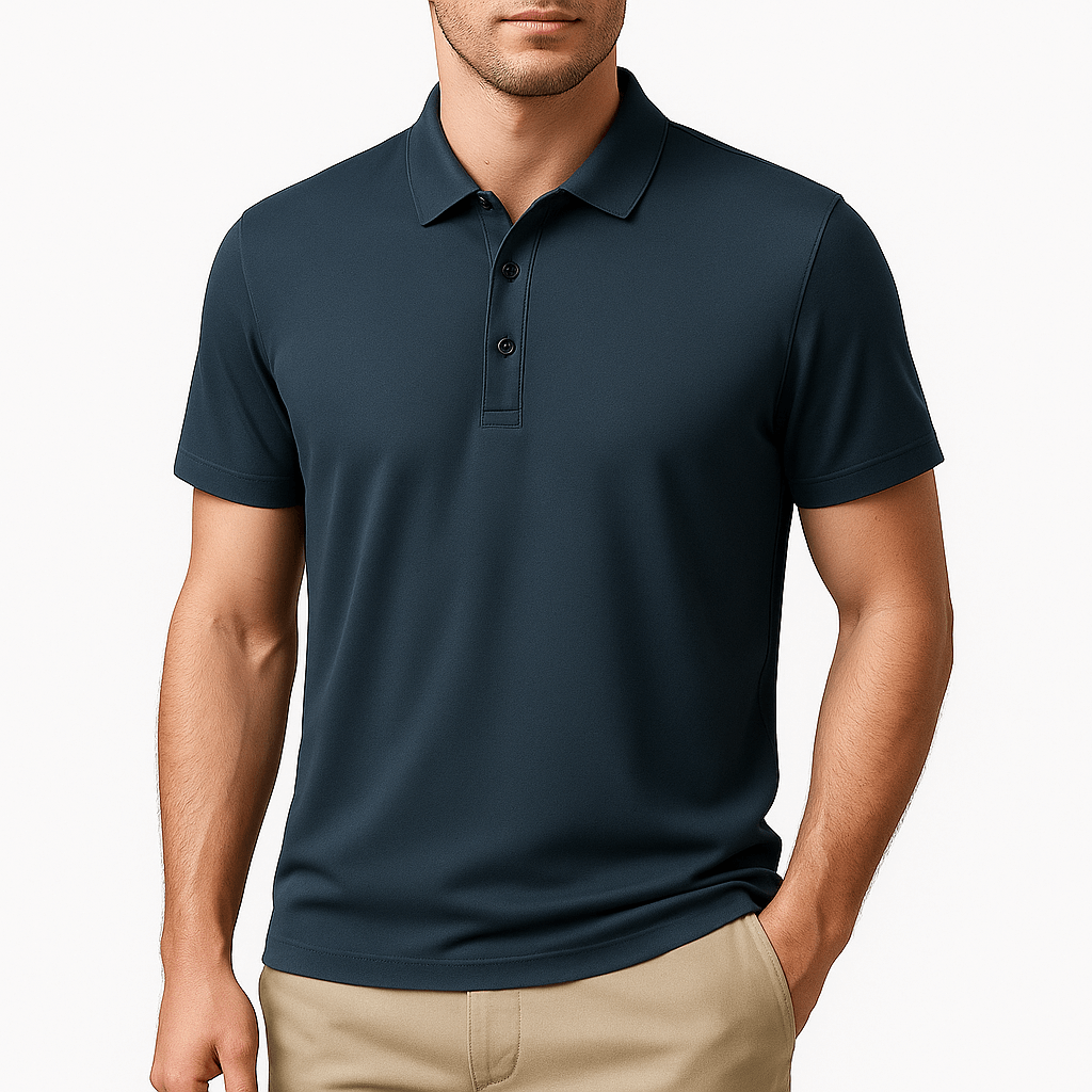 Giviny | Cotton Short Sleeve Polo Shirt