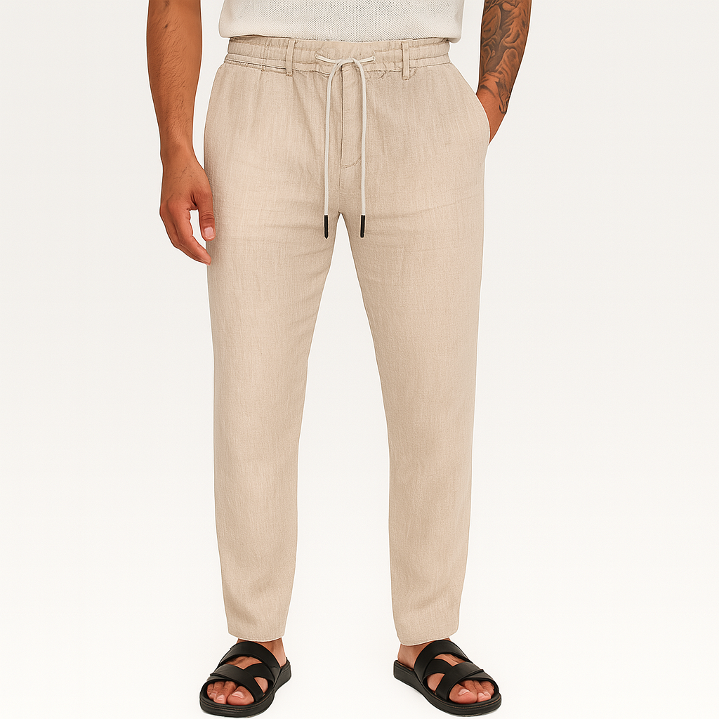 Giviny | Elston Linen Drawstring Pants