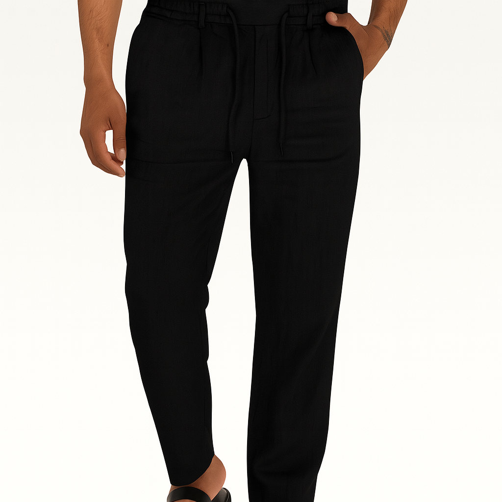 Giviny | Elston Linen Drawstring Pants