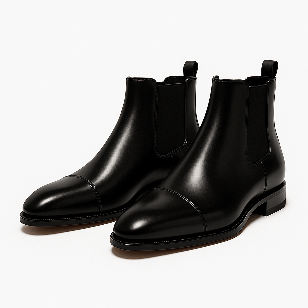 Giviny | Genuine Leather Chelsea Boots