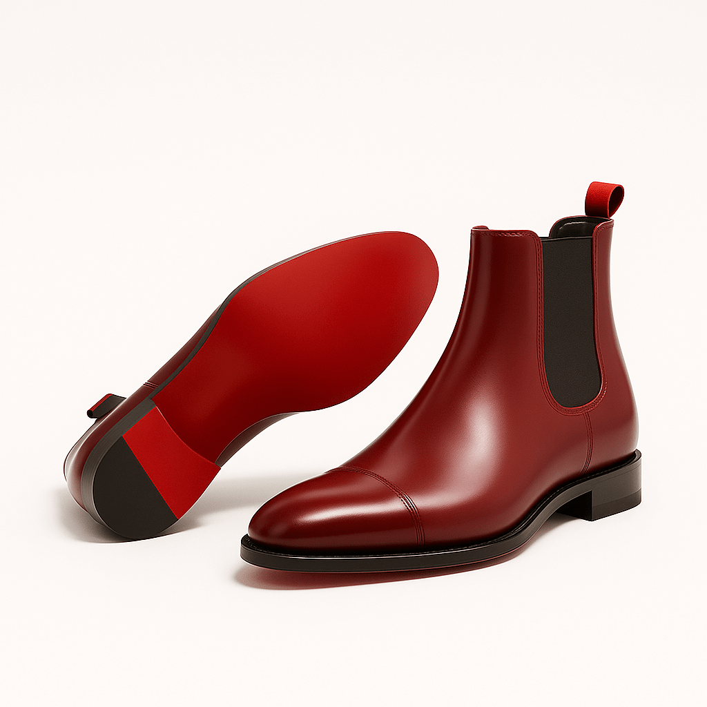 Giviny | Genuine Leather Chelsea Boots