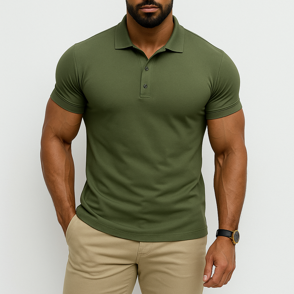 Giviny | Muscle Fit Performance Polo Shirt