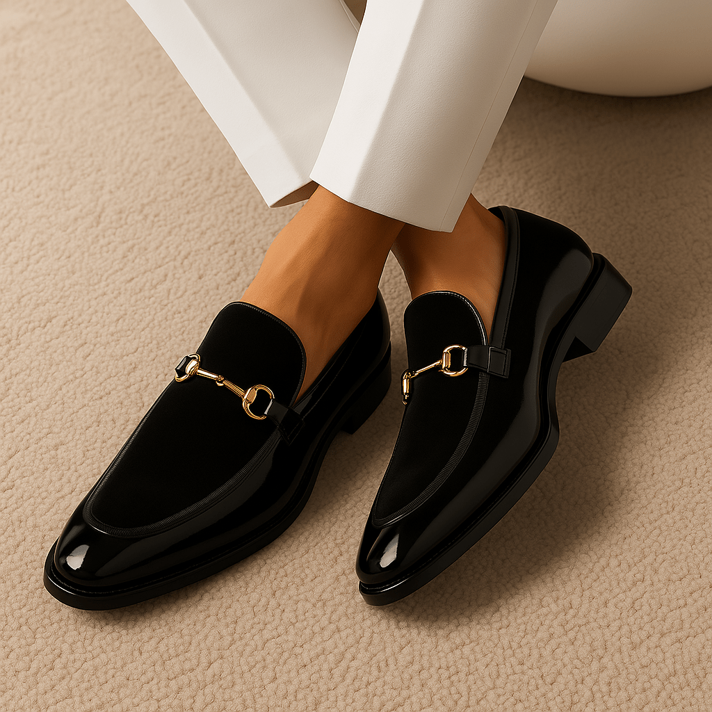 Giviny | Patent Leather Loafers