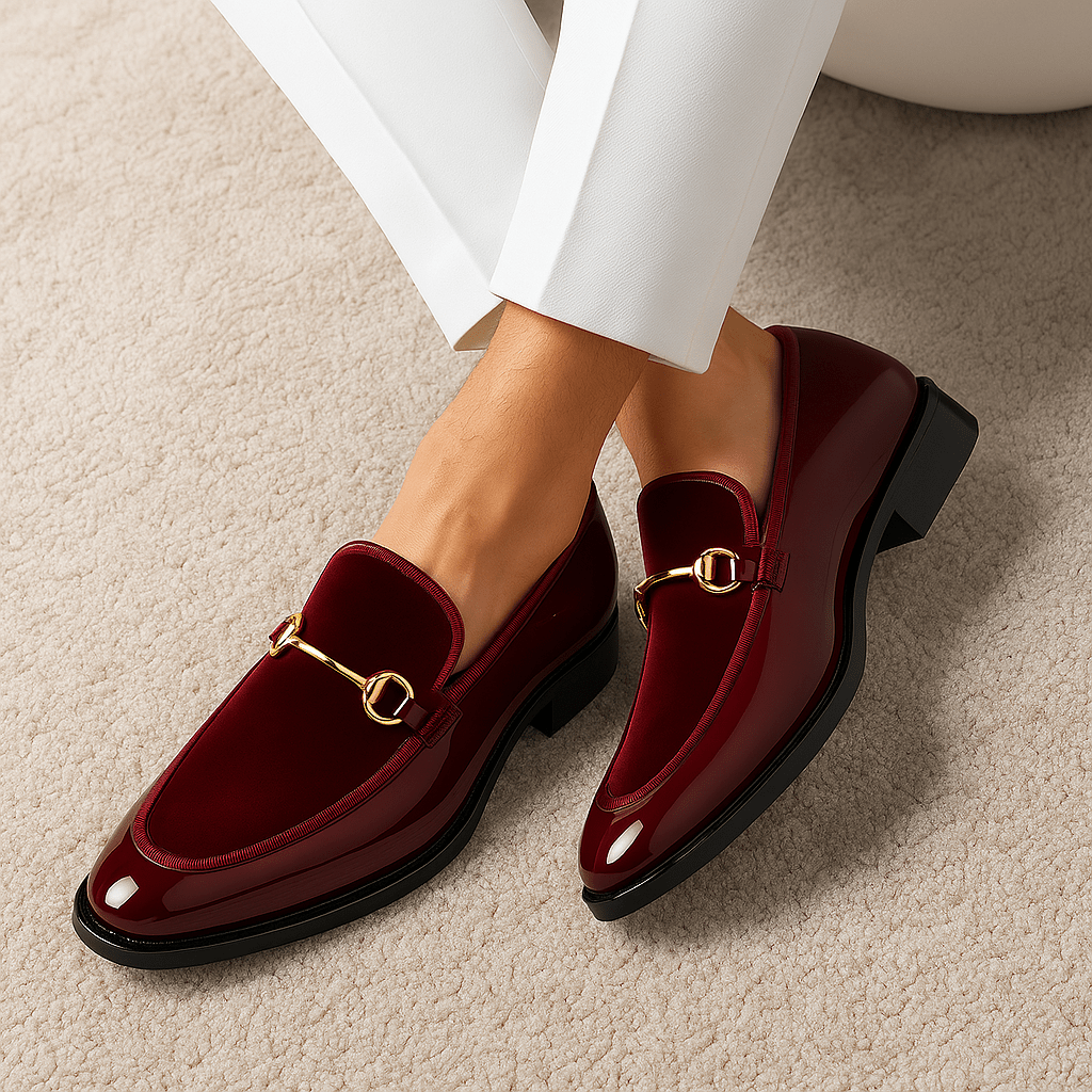 Giviny | Patent Leather Loafers