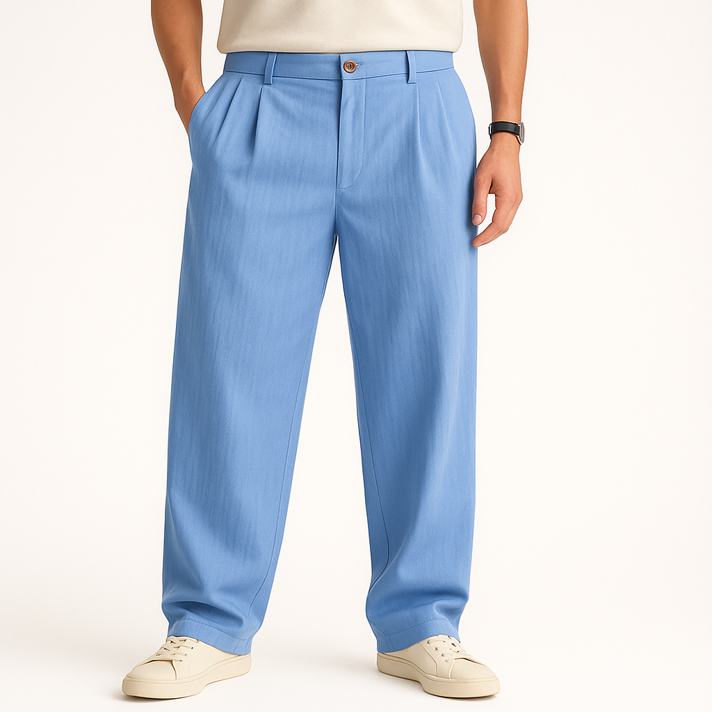 Giviny | Pleated Linen Pants