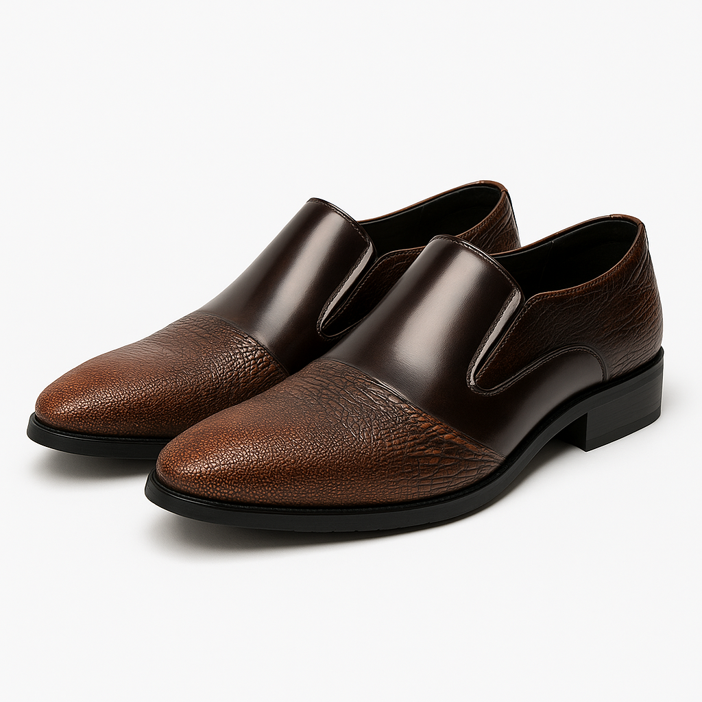 Giviny | Sharp Leather Loafers
