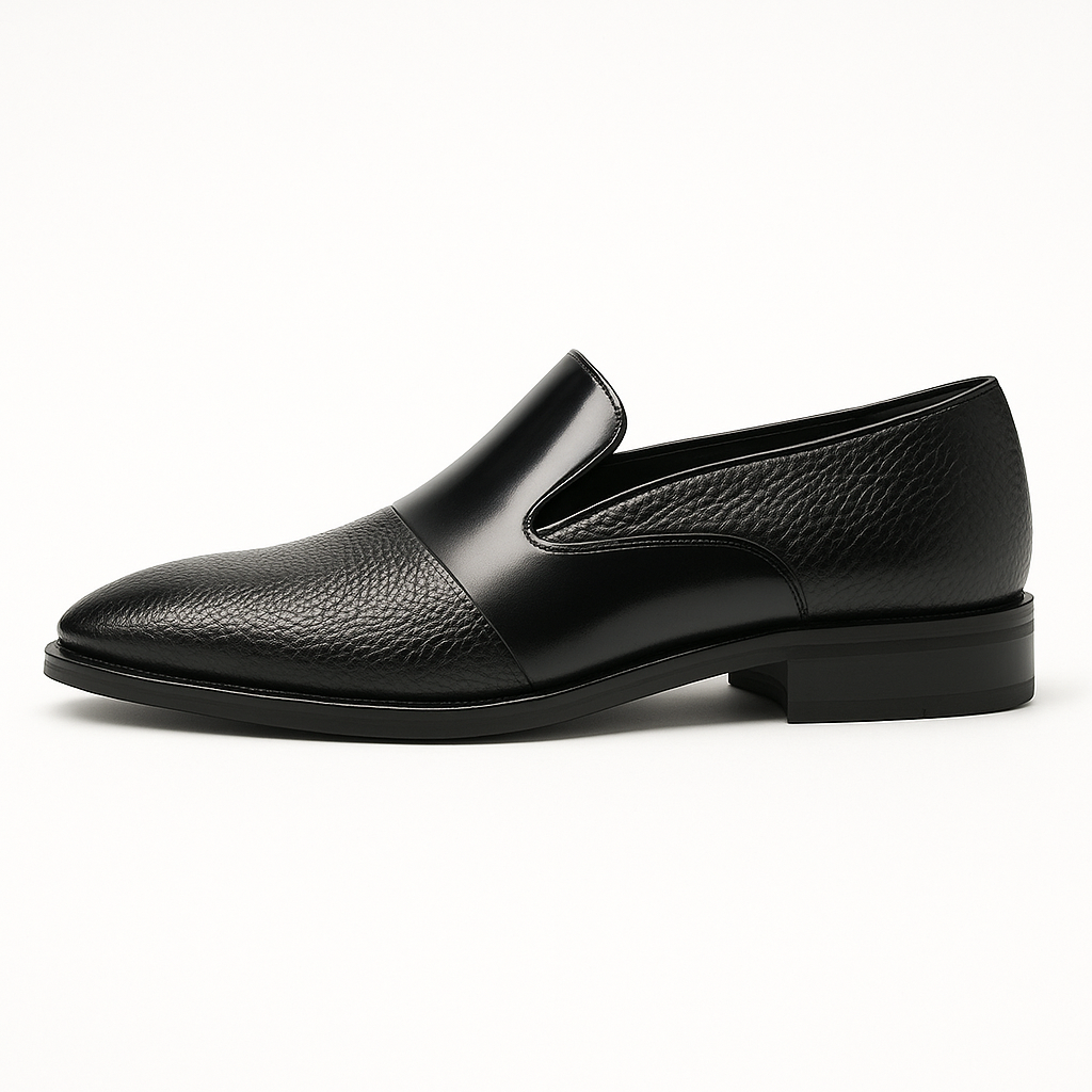 Giviny | Sharp Leather Loafers
