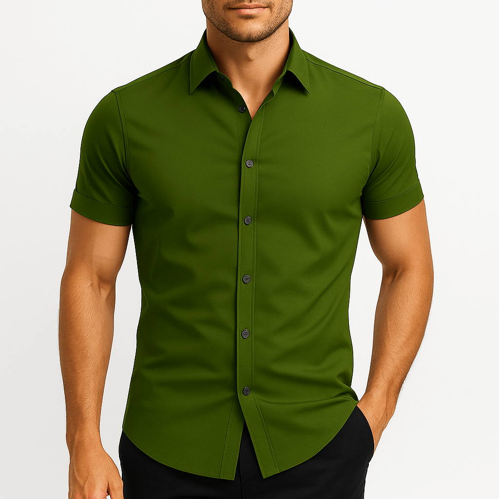 Giviny | Stretch Fit Cotton Shirt