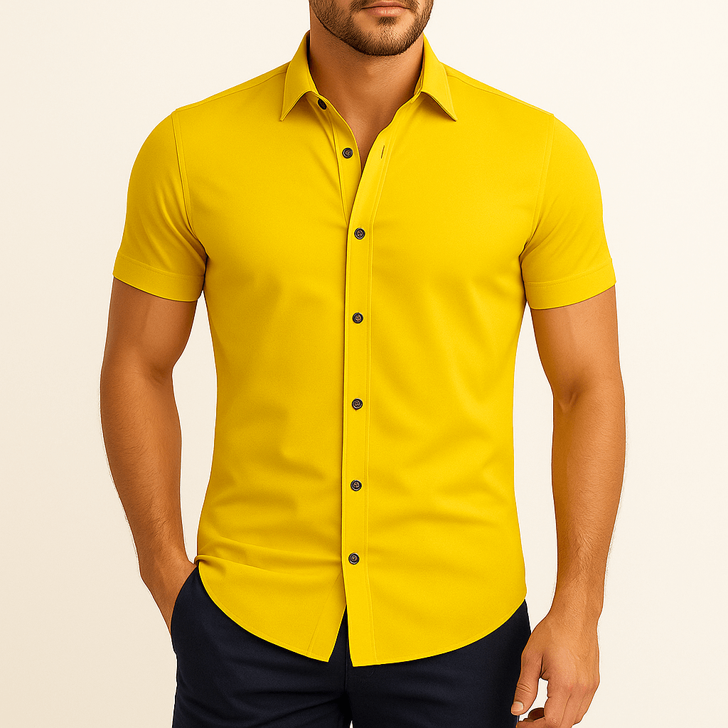 Giviny | Stretch Fit Cotton Shirt