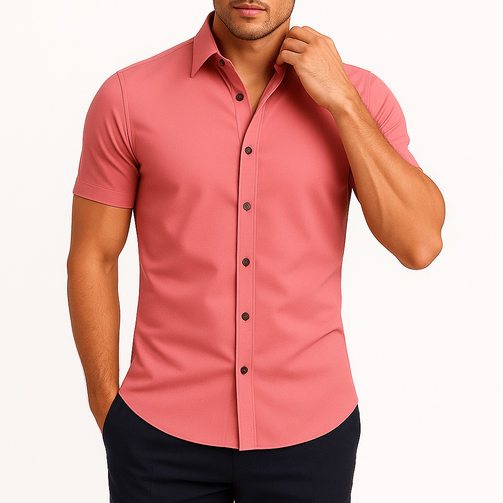 Giviny | Stretch Fit Cotton Shirt