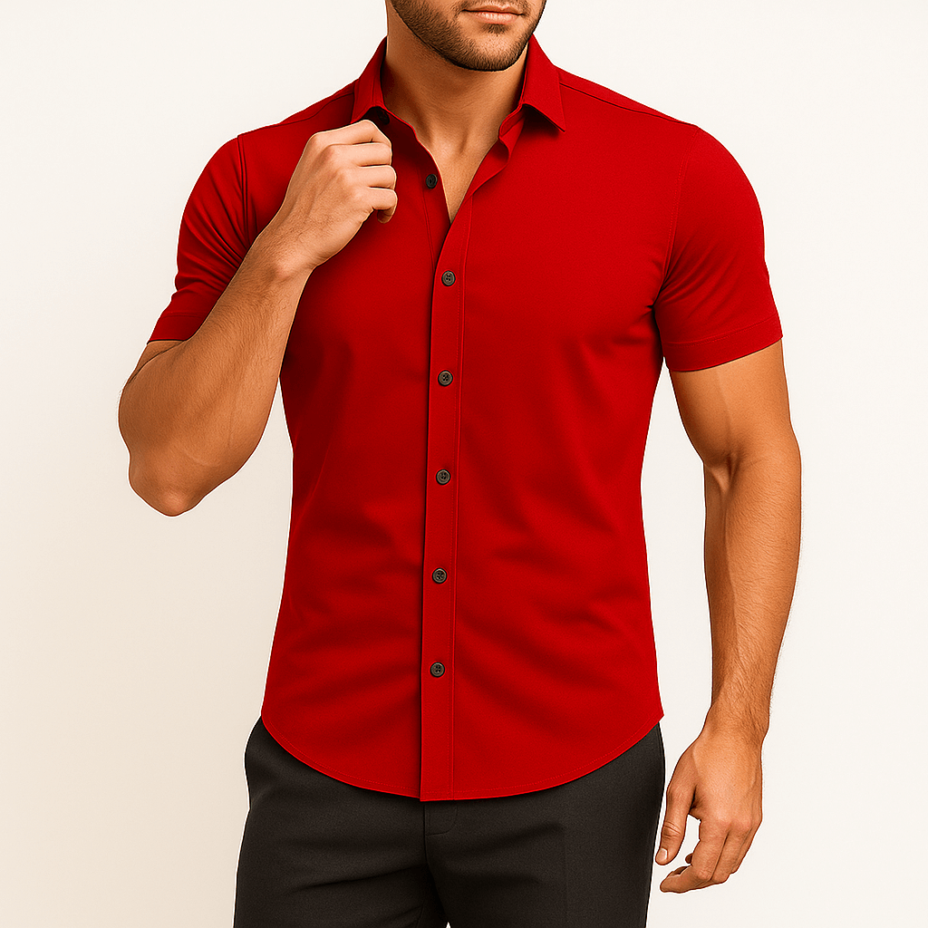 Giviny | Stretch Fit Cotton Shirt