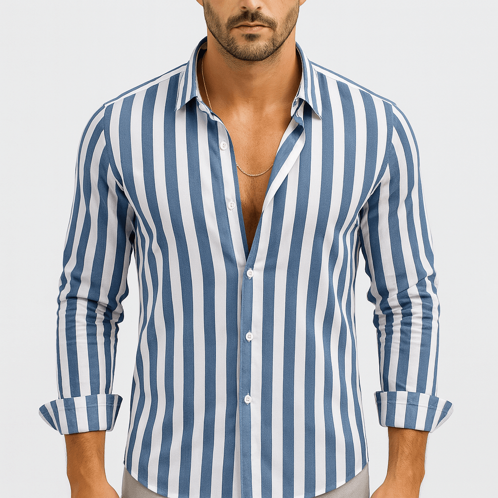 Giviny | Striped Linen Shirt