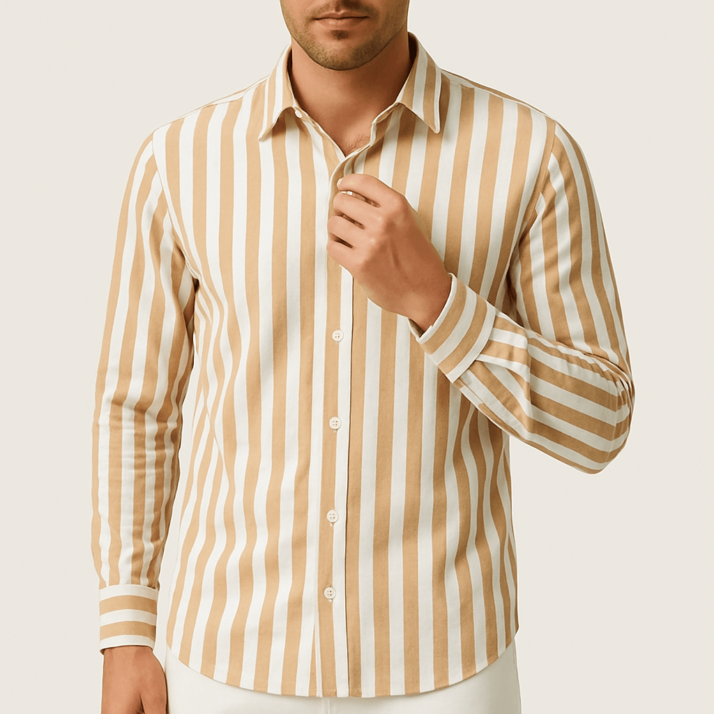 Giviny | Striped Linen Shirt