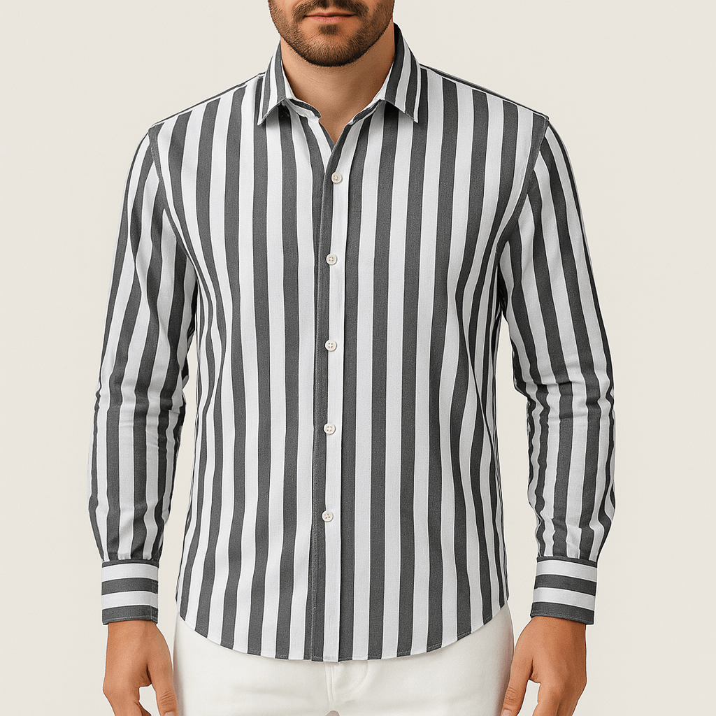 Giviny | Striped Linen Shirt
