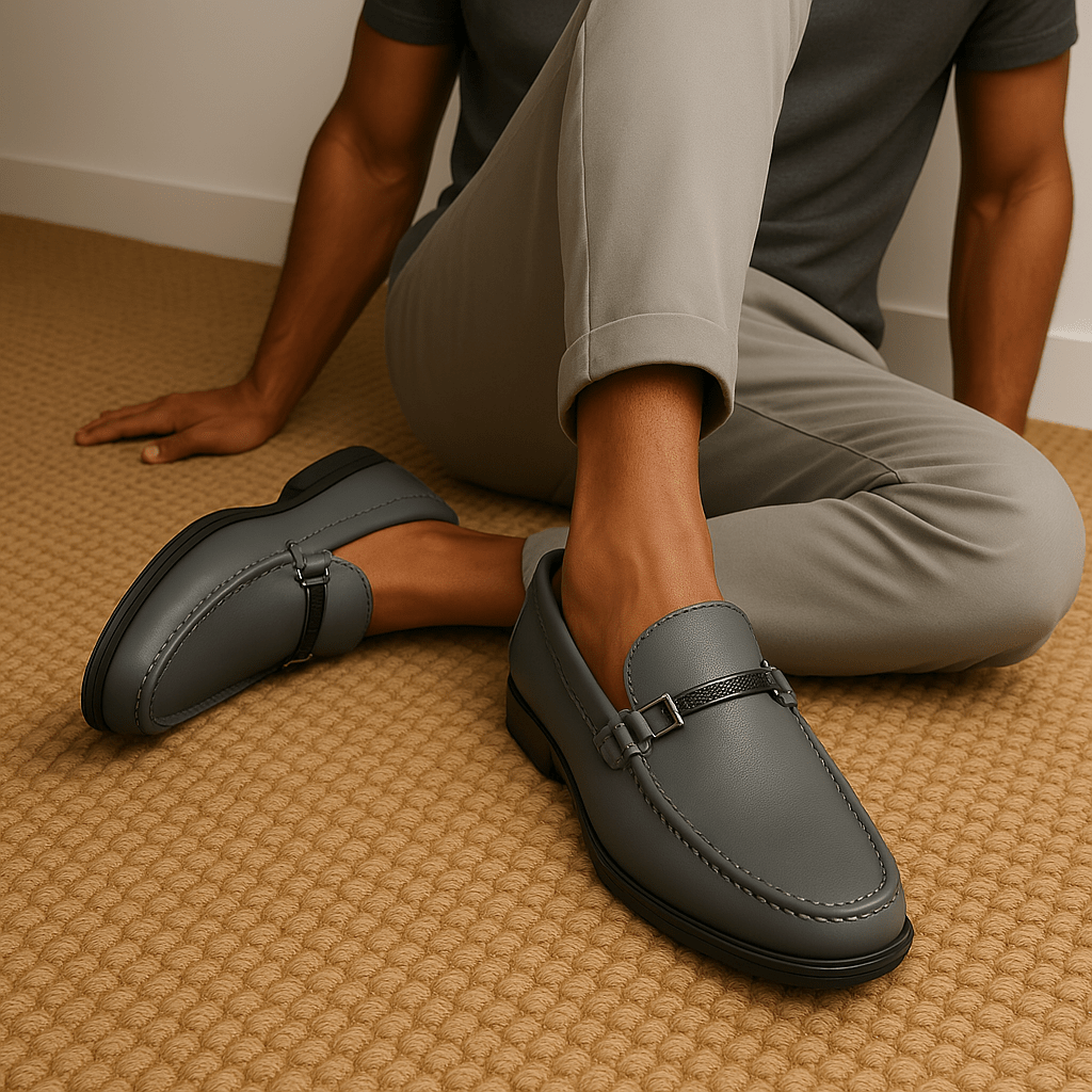 Giviny | Business Leather Loafers