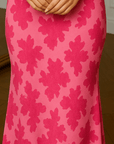 Rosa Floral Fitted Maxi Dress Maxi Dress GIVINY