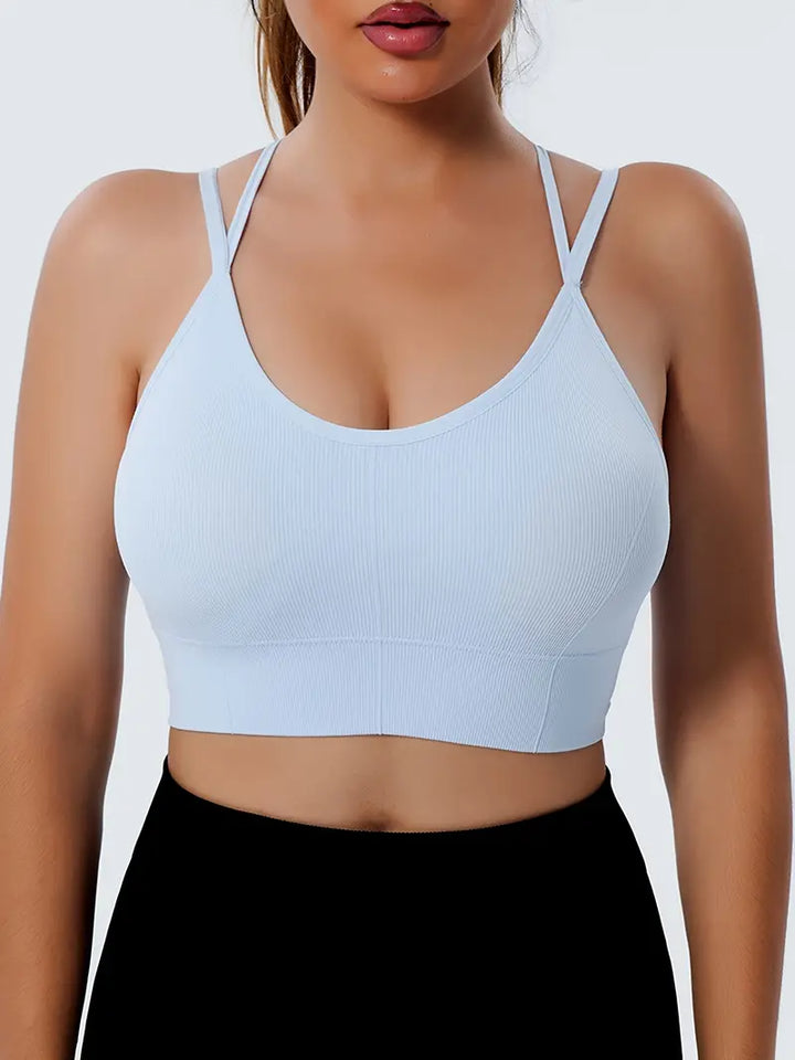 ElevateMax Seamless Sports Bra | Maximum Support with Multi-Strap Back