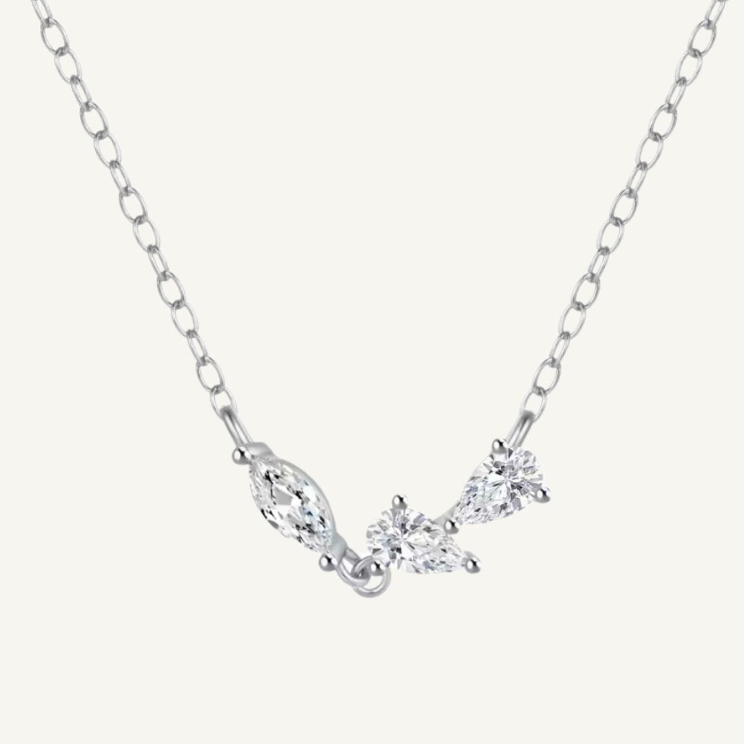 Fras | Fine Glossy Zircon Necklace