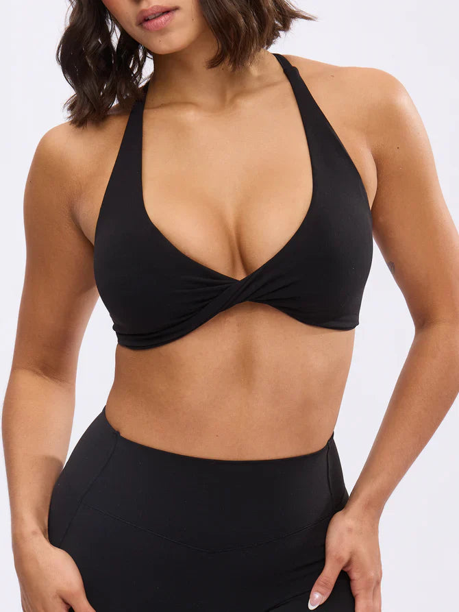 Athletica Cross Sports Bra | Elegant Crossover Design for Ultimate Support