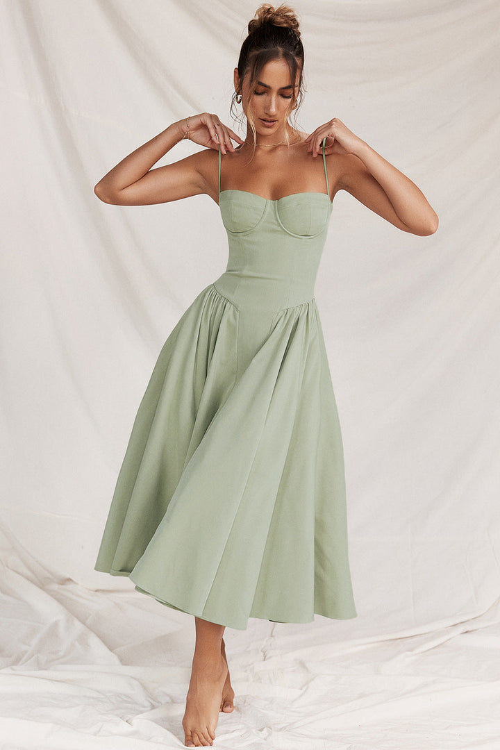Scarlet Open-Back Dress | Elegant & Chic Mini