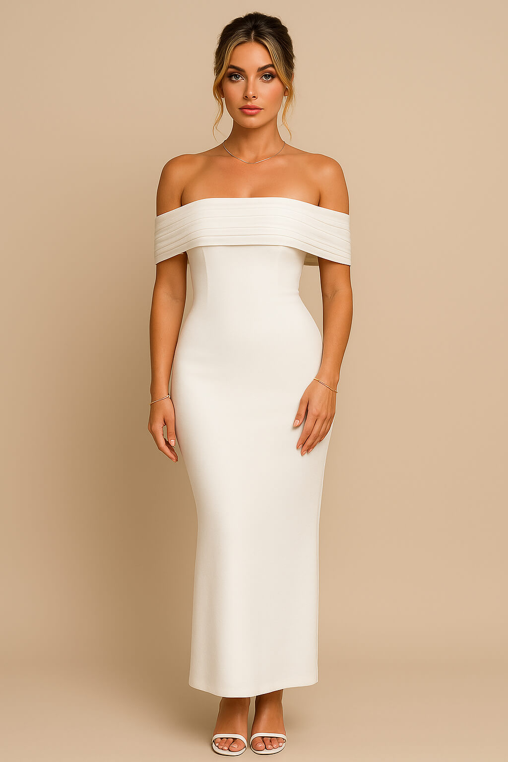 Amira Off-Shoulder Bodycon Maxi Dress Maxi Dress GIVINY