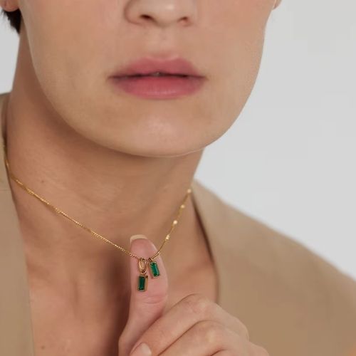 Riod |Green Gem Necklace