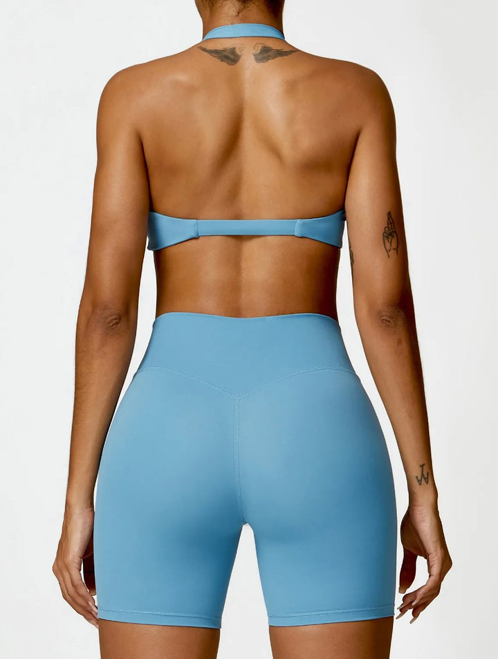 Athletica Cross Sports Bra | Elegant Crossover Design for Ultimate Support