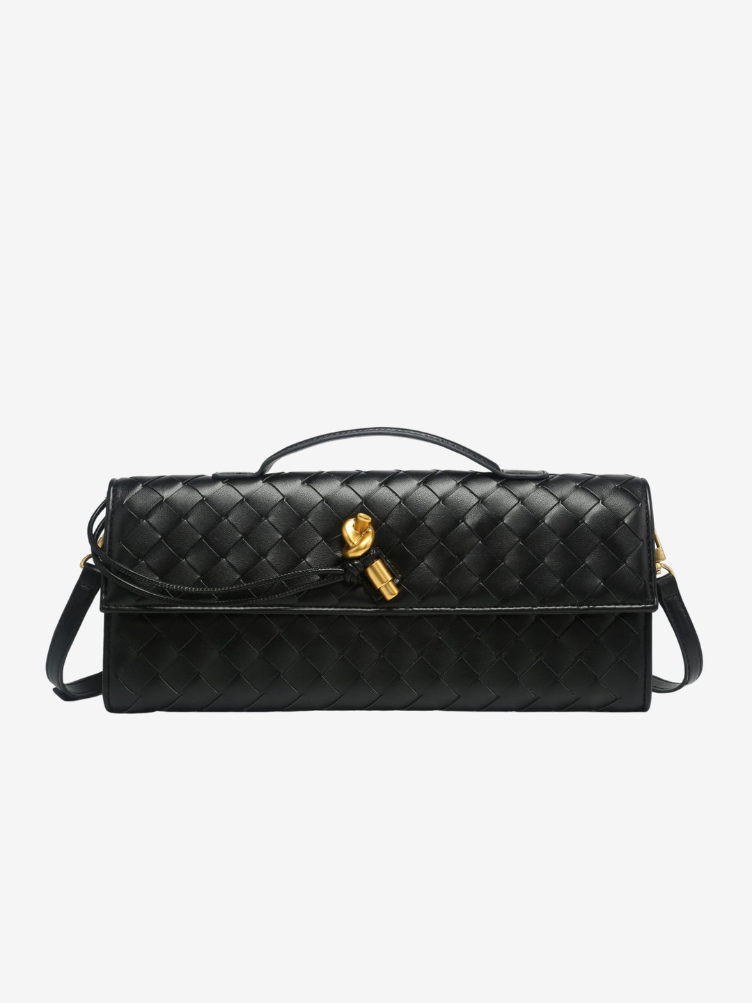 Aria Woven Clutch | Elegant Evening Handbag