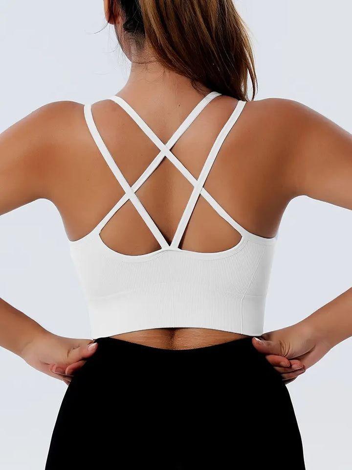 ElevateMax Seamless Sports Bra | Maximum Support with Multi-Strap Back