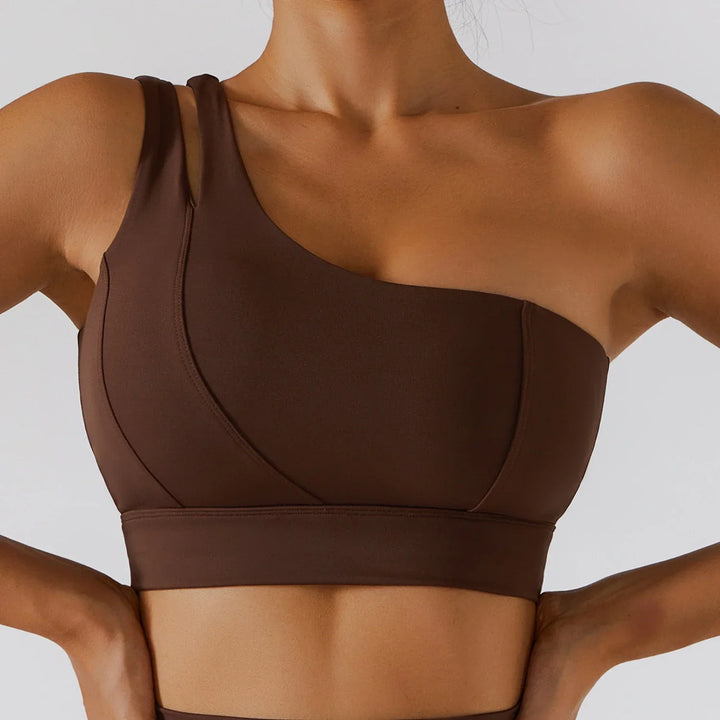 Mila Sports Bra | Innovative One-Strap Design for Ultimate Support and Style