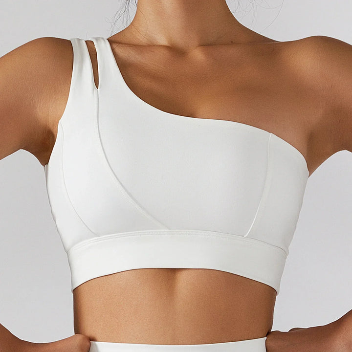 Mila Sports Bra | Innovative One-Strap Design for Ultimate Support and Style