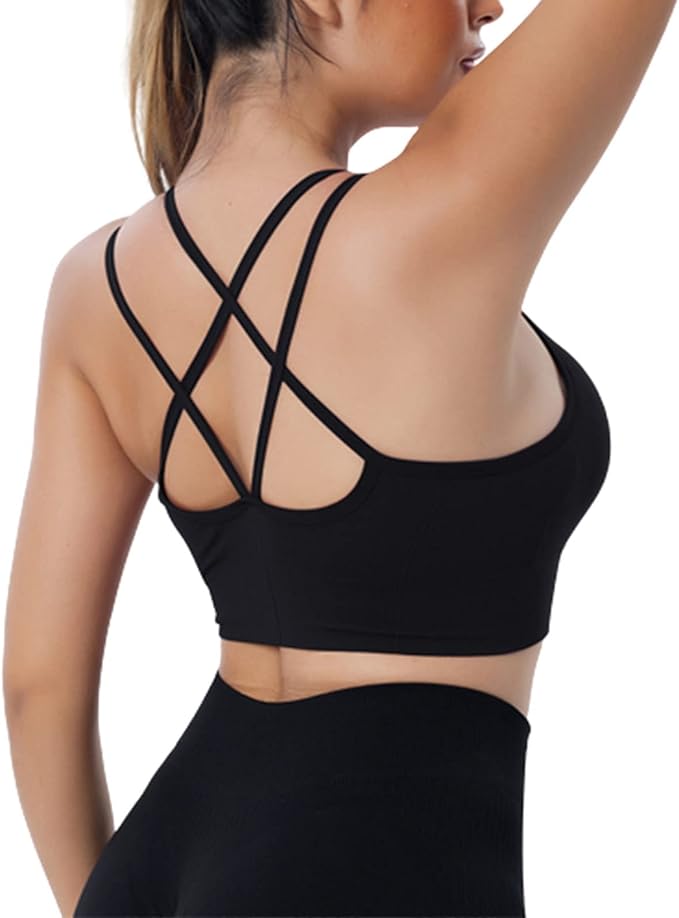 ElevateMax Seamless Sports Bra | Maximum Support with Multi-Strap Back